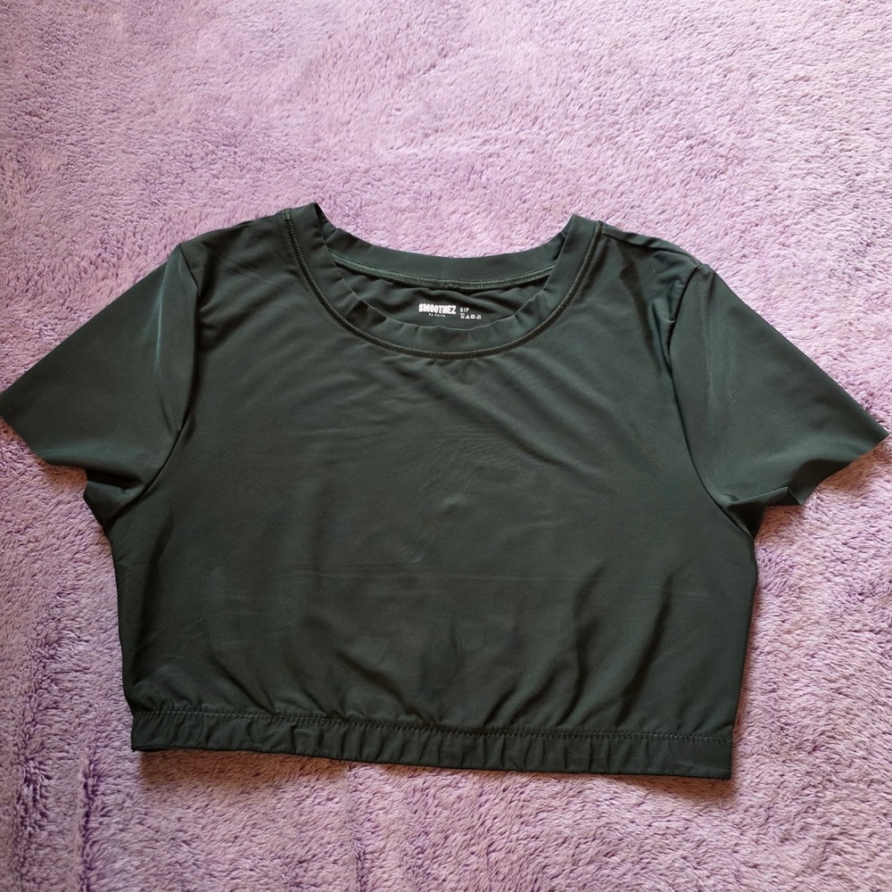 Aerie Dark Green Women's Crop Top
